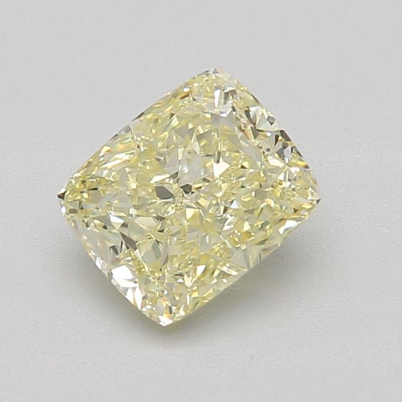 1.02 Ct. Fancy Light Yellow Cushion Diamond