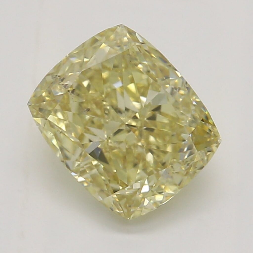 0.90 Ct. Fancy Brownish Yellow Cushion Diamond