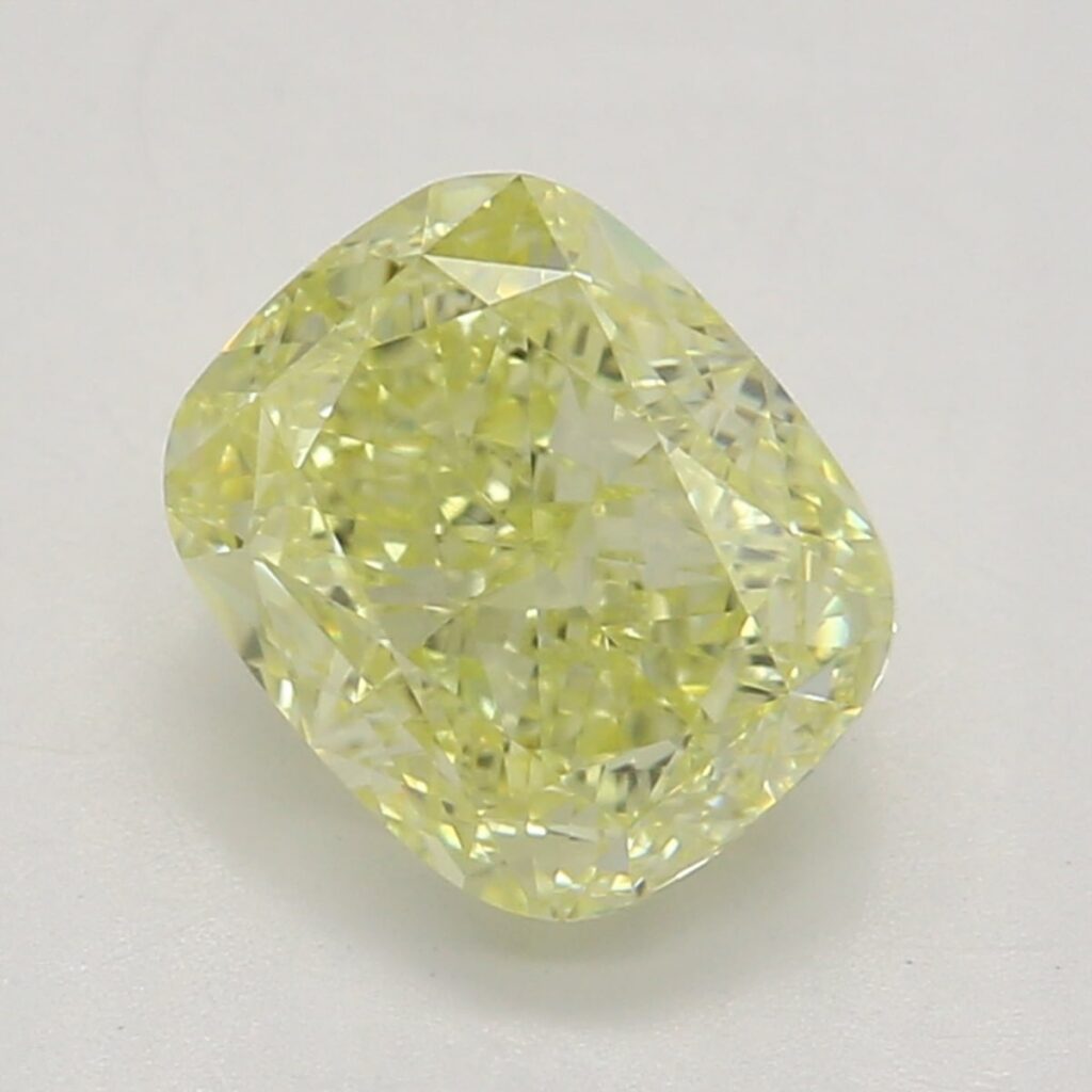 1.00 Ct. Fancy Yellow Cushion Diamond