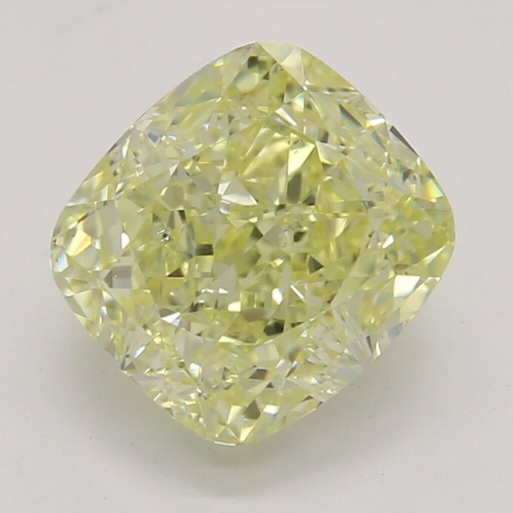 1.51 Ct. Fancy Yellow Cushion Diamond