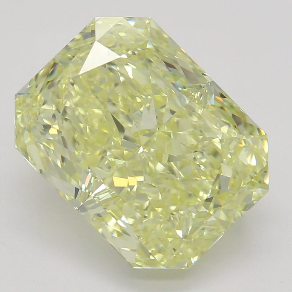 3.15 Ct. Fancy Yellow Radiant Diamond