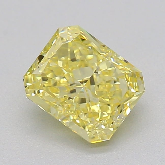 0.57 Ct. Fancy Intense Yellow Radiant Diamond