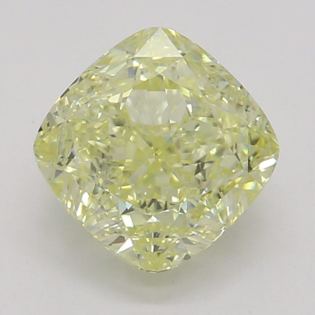 1.03 Ct. Fancy Yellow Cushion Diamond