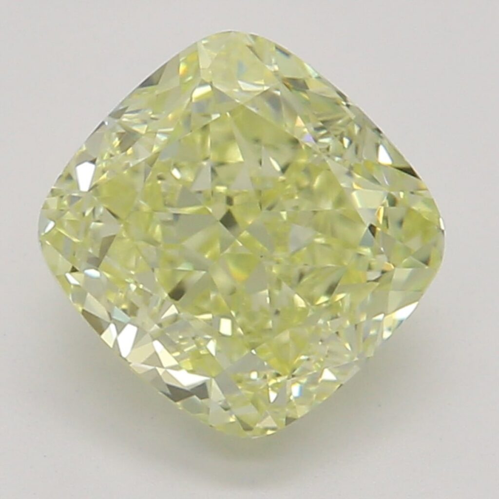 1.04 Ct. Fancy Yellow Cushion Diamond