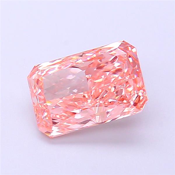 1.70 Ct. Fancy Pink Radiant Lab Grown Diamond