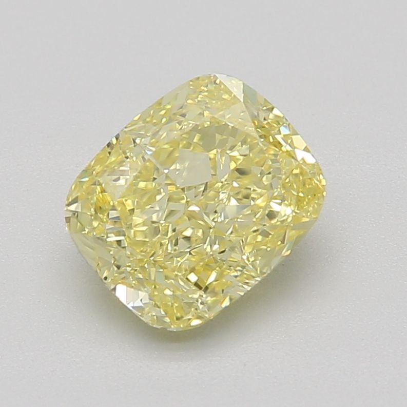 1.21 Ct. Fancy Yellow Cushion Diamond