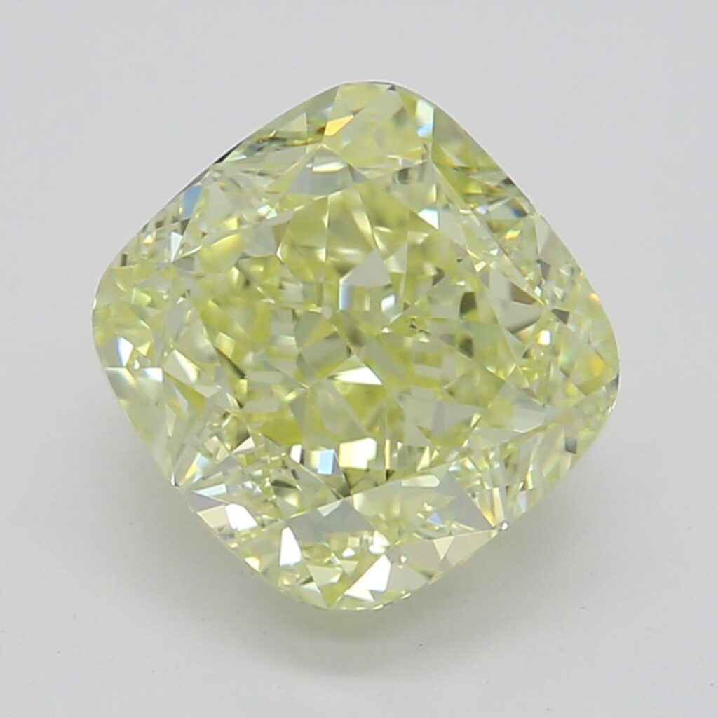 1.55 Ct. Fancy Yellow Cushion Diamond