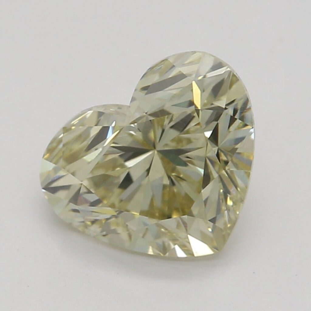 1.00 Ct. Fancy Brownish Yellow Heart Diamond