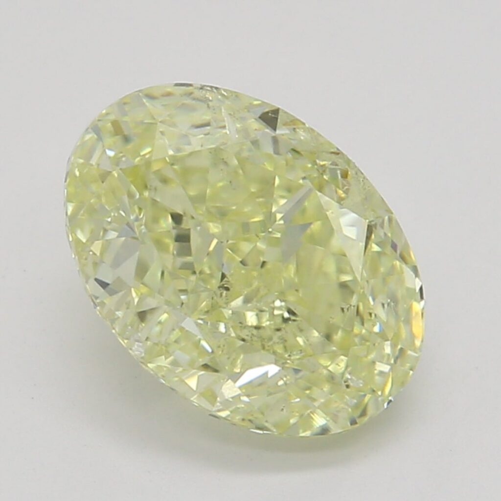1.22 Ct. Fancy Yellow Oval Diamond