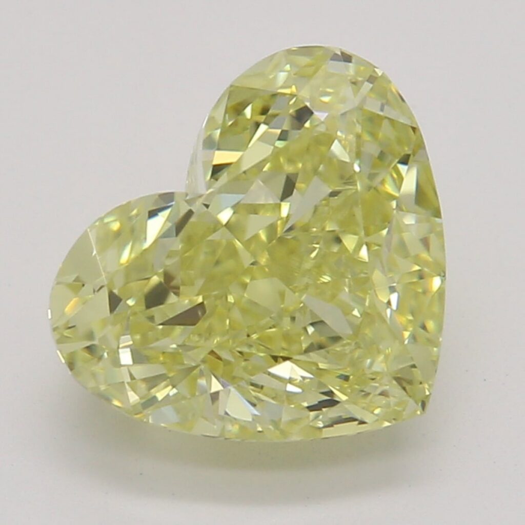 1.52 Ct. Fancy Yellow Heart Diamond