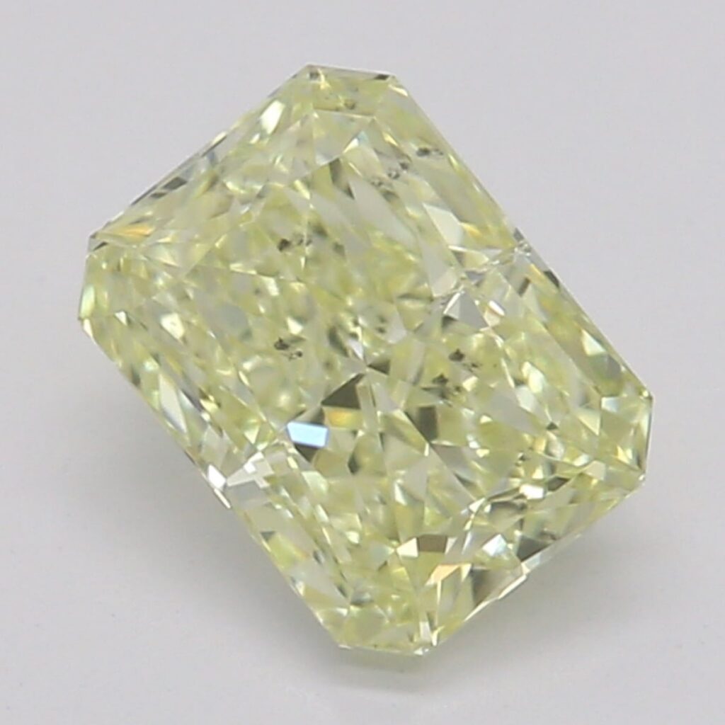 0.58 Ct. Fancy Yellow Radiant Diamond