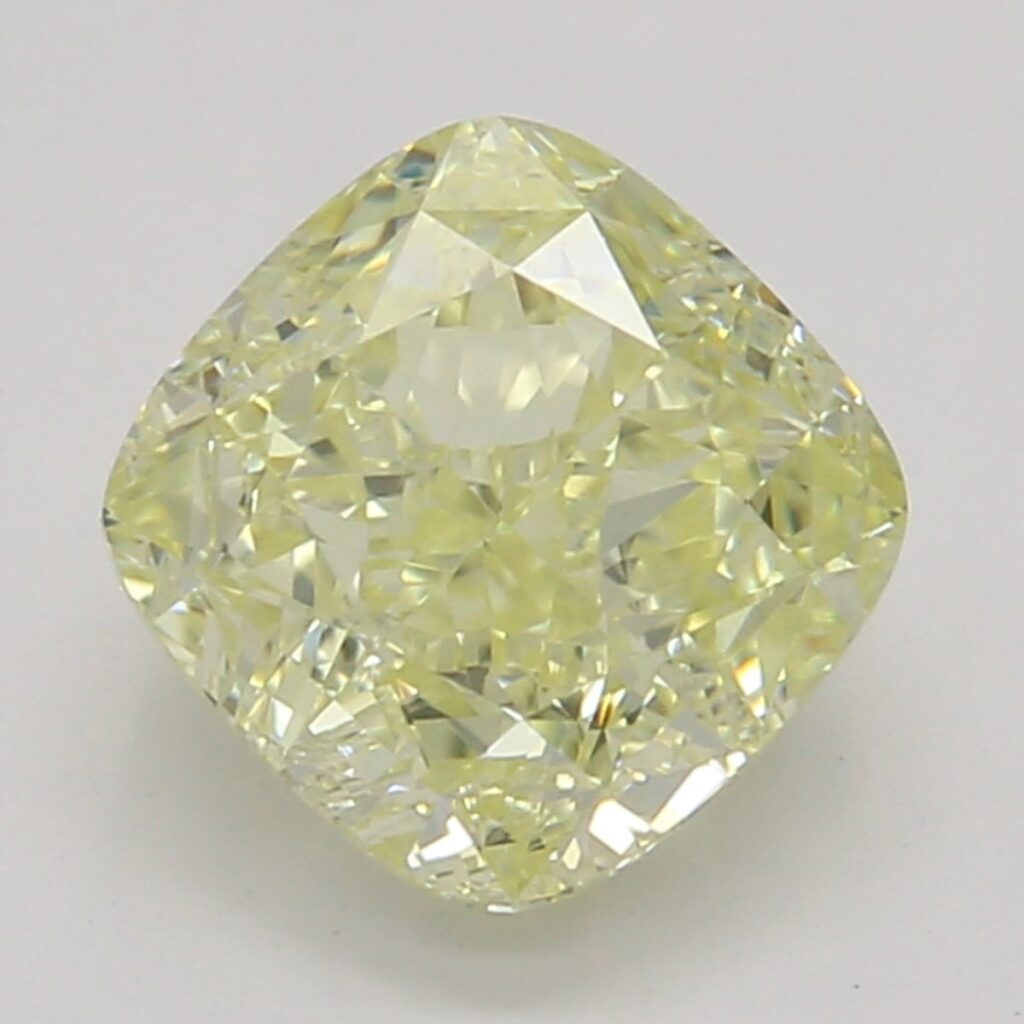1.01 Ct. Fancy Yellow Cushion Diamond