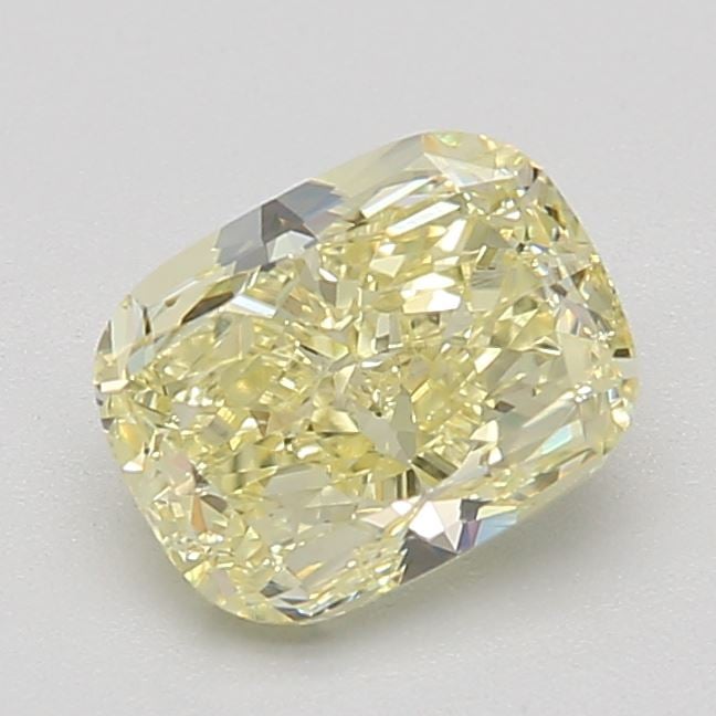 0.96 Ct. Fancy Yellow Cushion Diamond
