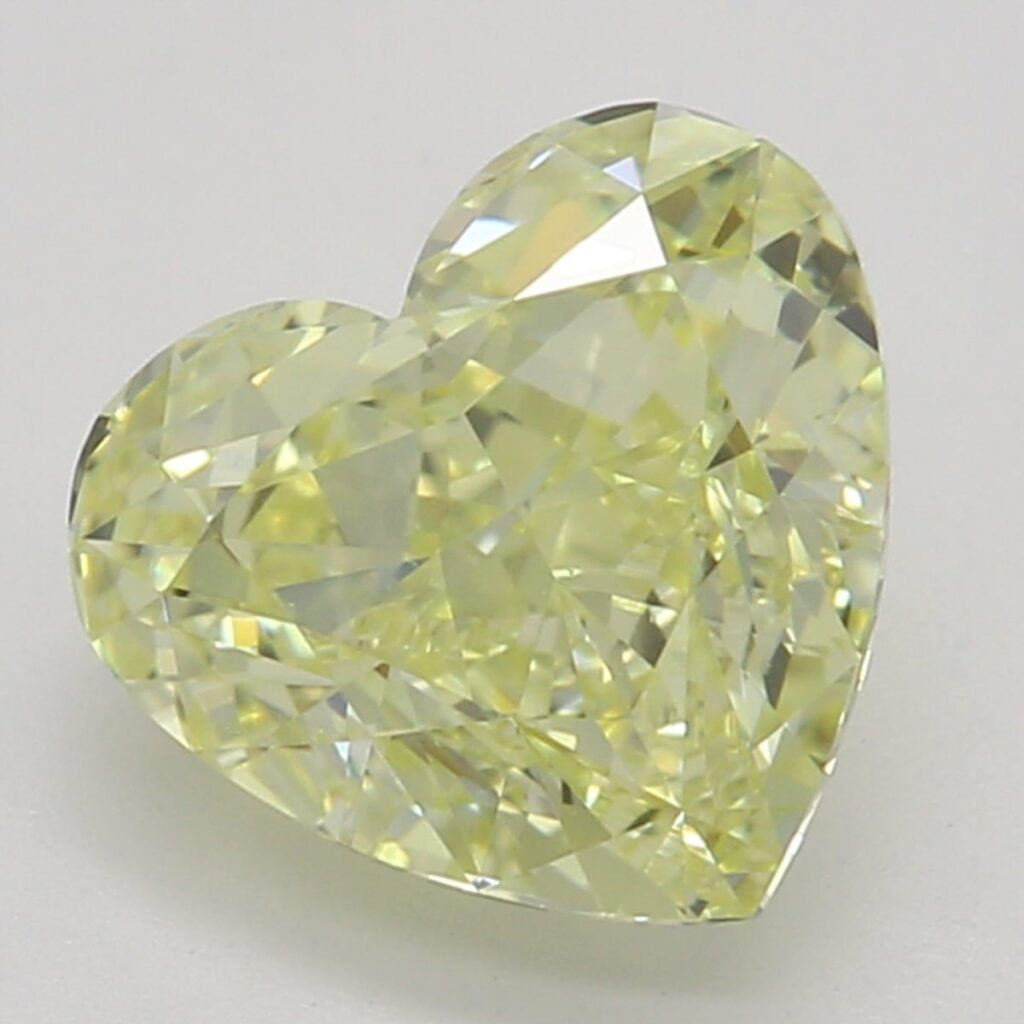 1.17 Ct. Fancy Yellow Heart Diamond