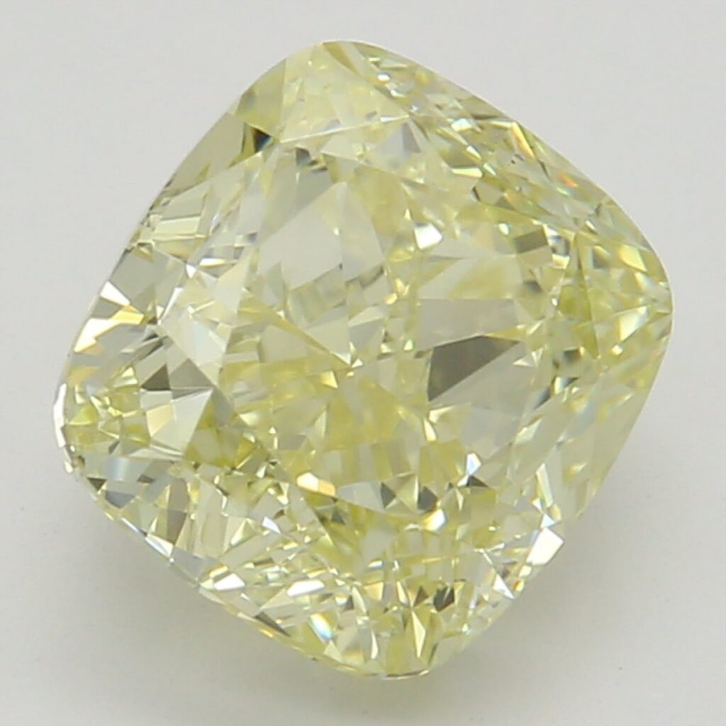 1.51 Ct. Fancy Yellow Cushion Diamond