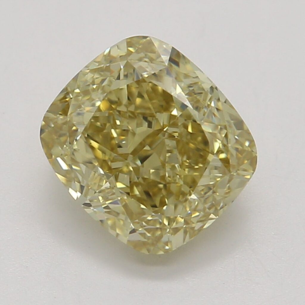 1.13 Ct. Fancy Brownish Yellow Cushion Diamond