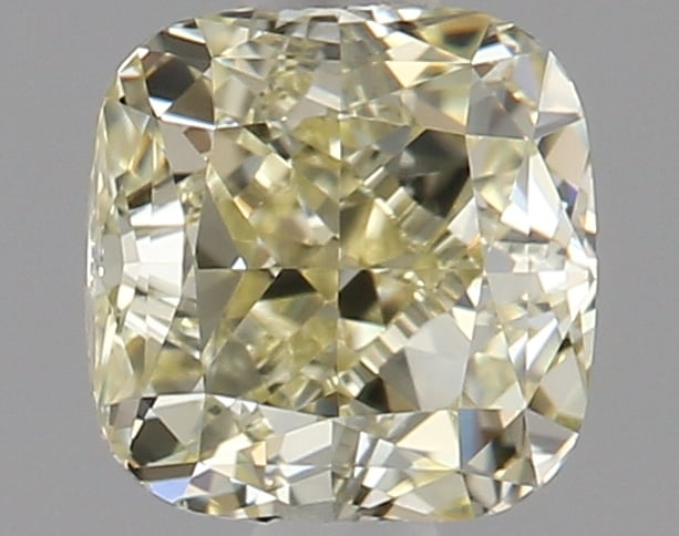 0.70 Ct. Fancy Light Yellow Cushion Diamond