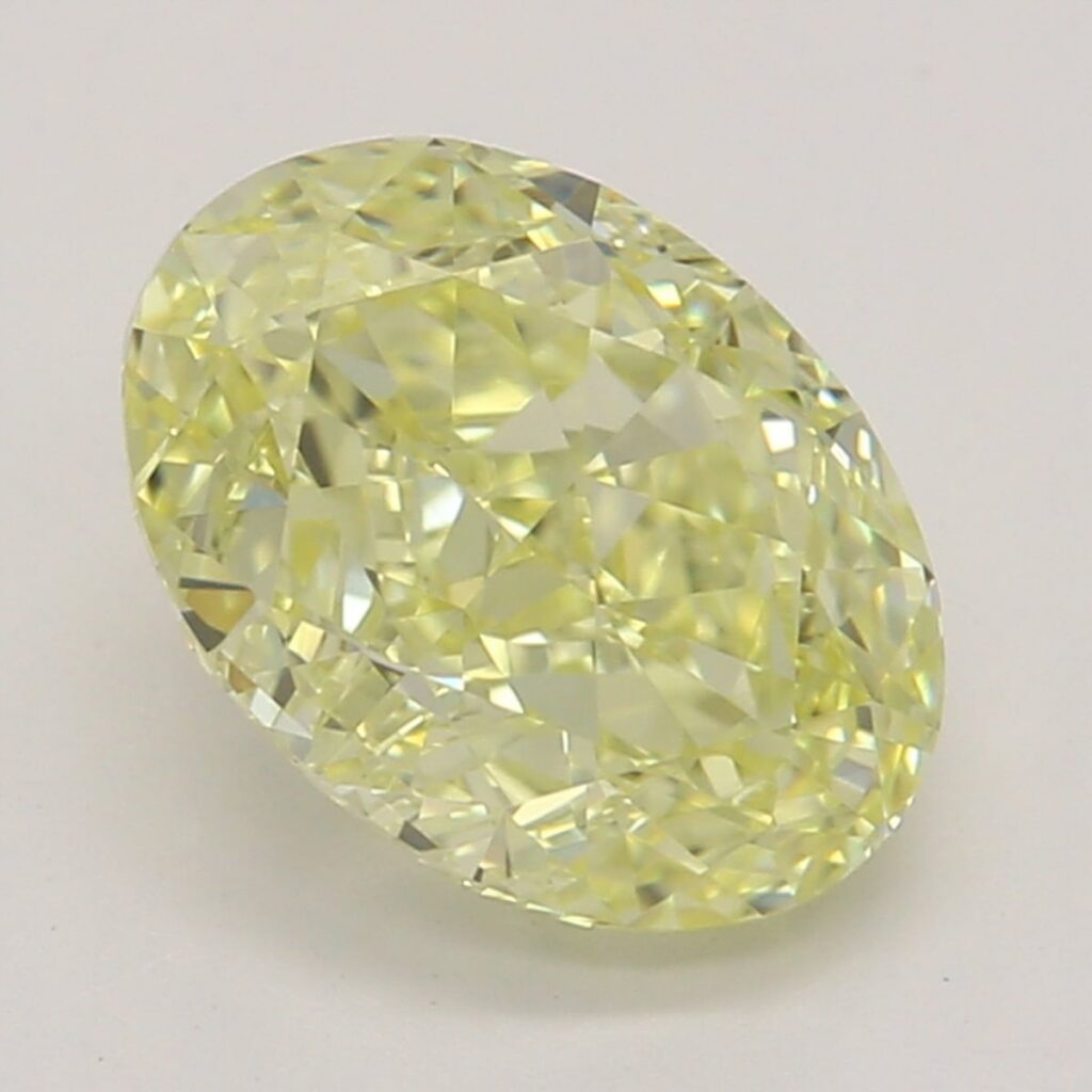 1.11 Ct. Fancy Yellow Oval Diamond