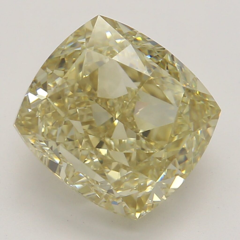 2.56 Ct. Fancy Brownish Yellow Cushion Diamond