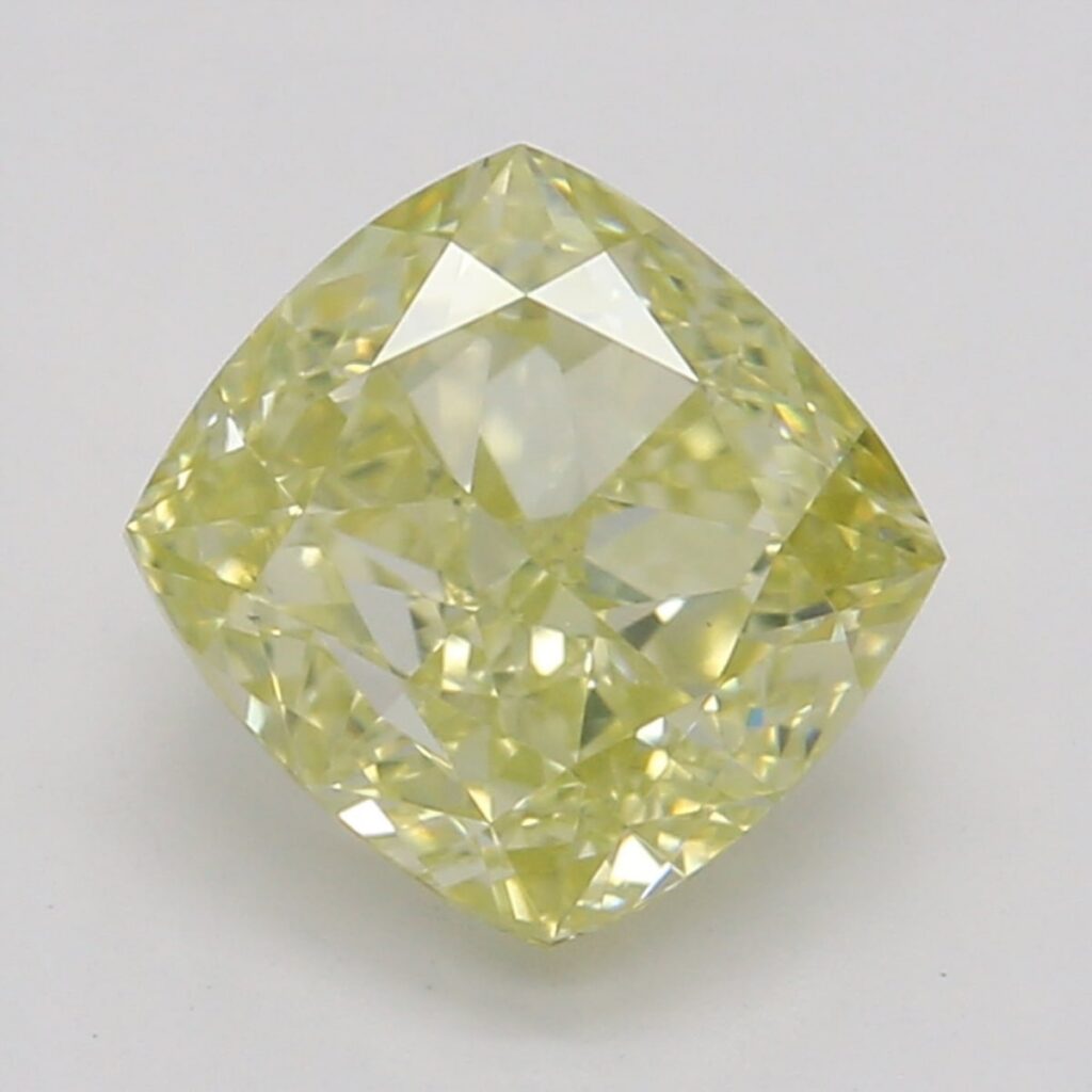 1.00 Ct. Fancy Yellow Cushion Diamond