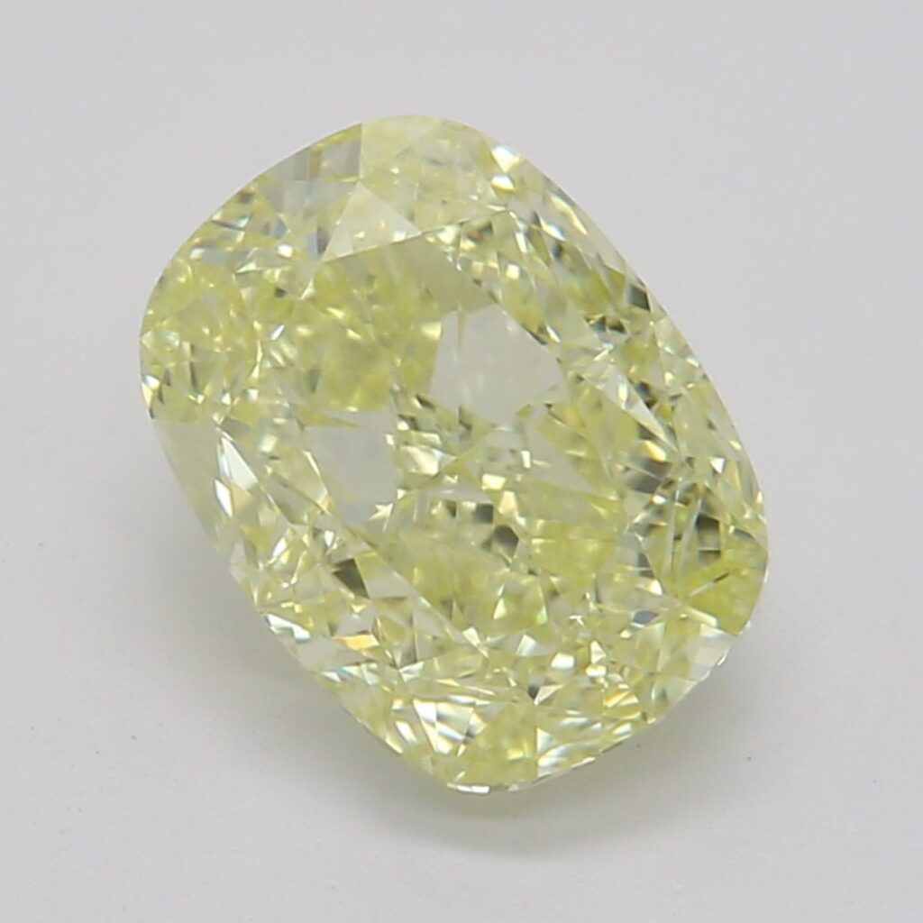 1.10 Ct. Fancy Yellow Cushion Diamond