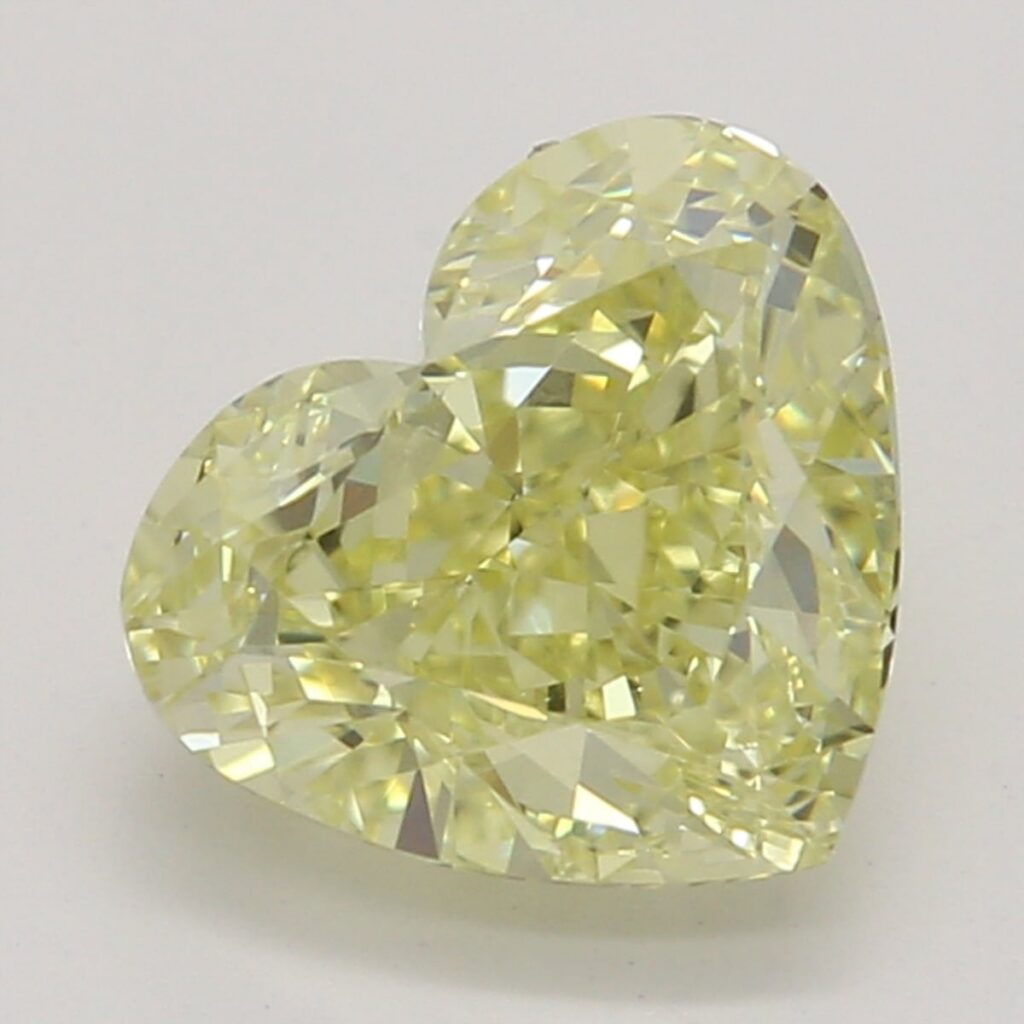 1.02 Ct. Fancy Yellow Heart Diamond