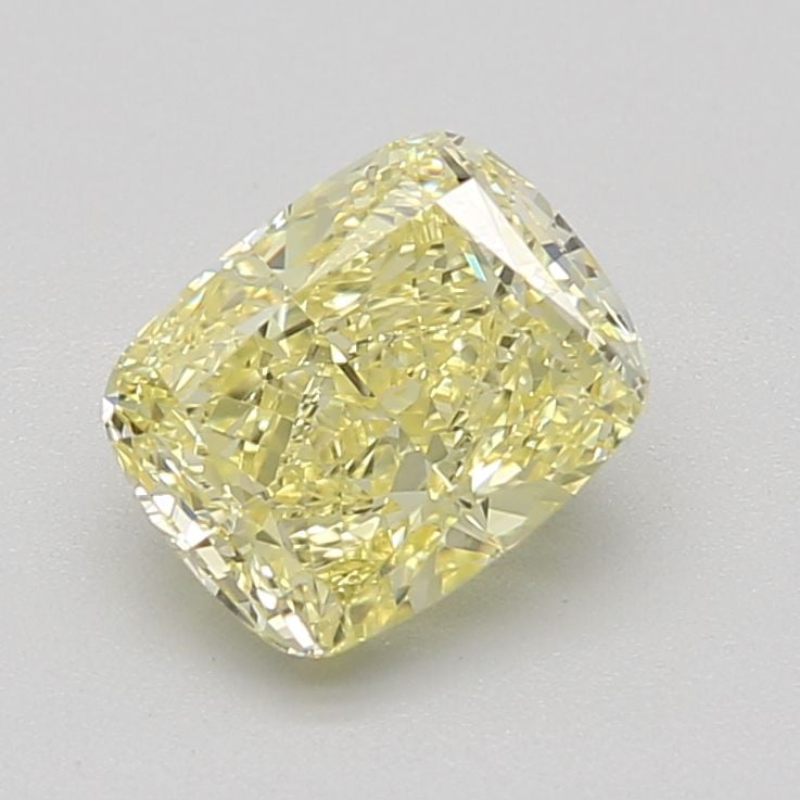 1.01 Ct. Fancy Intense Yellow Cushion Diamond