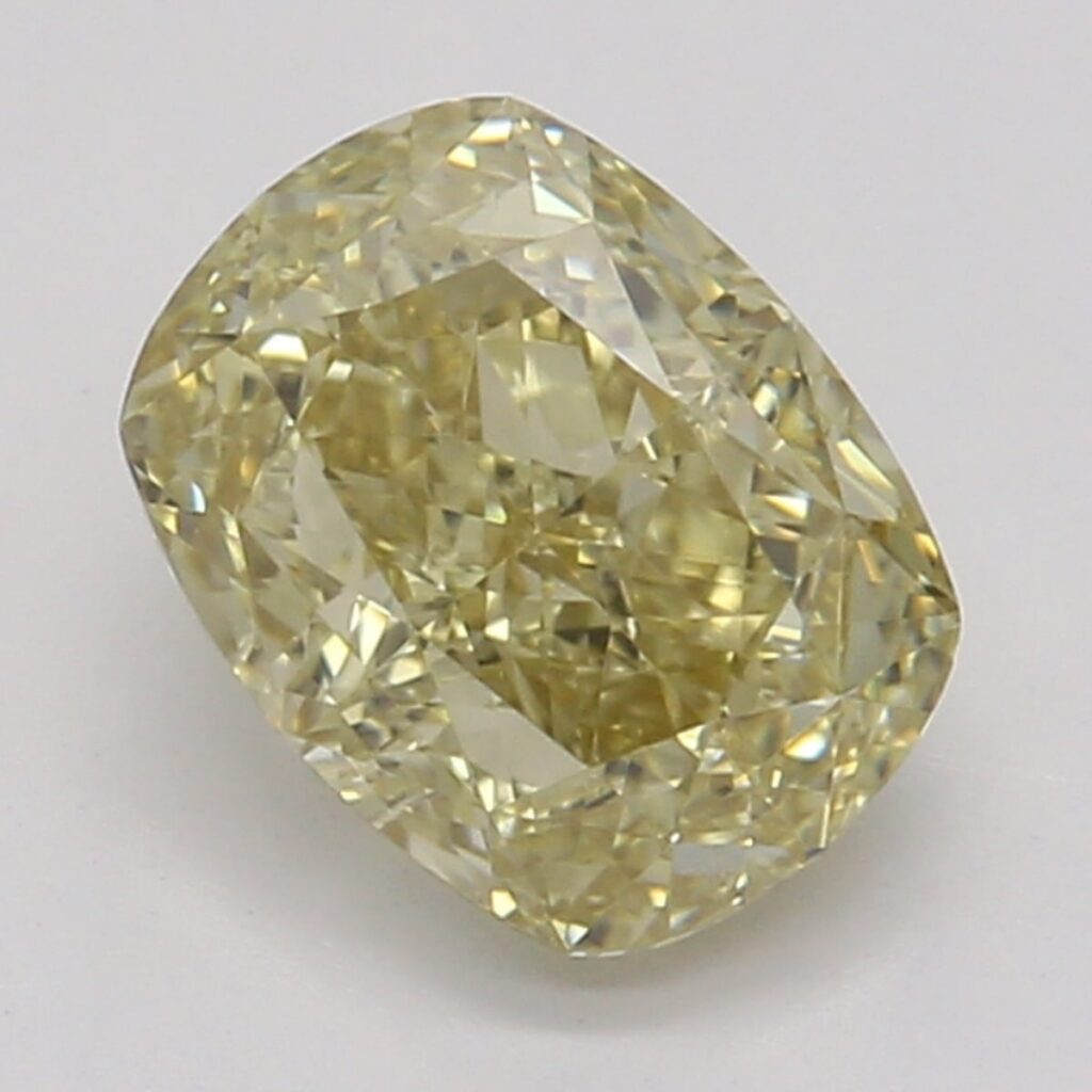 0.71 Ct. Fancy Brownish Yellow Cushion Diamond