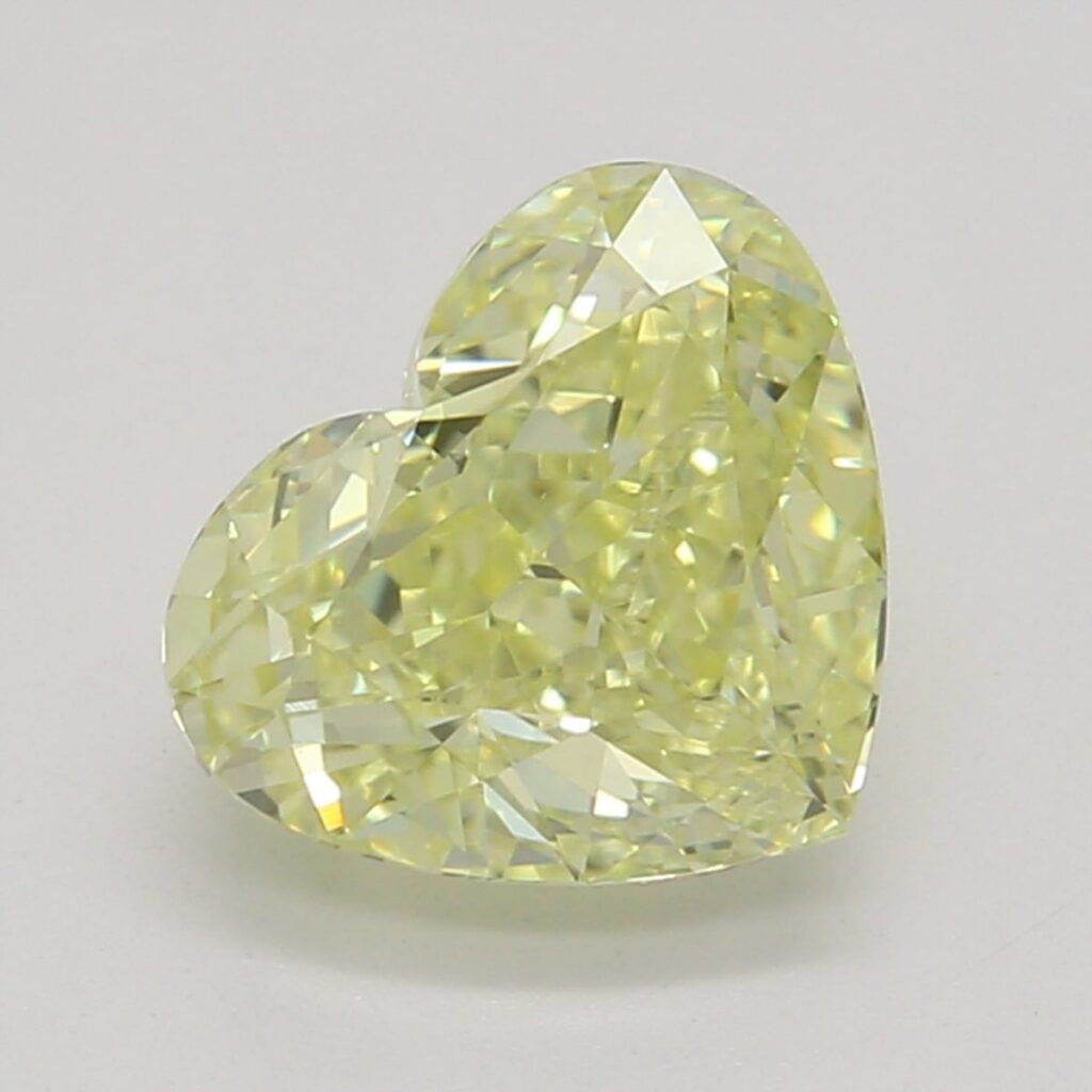 1.01 Ct. Fancy Yellow Heart Diamond