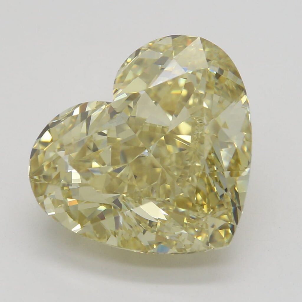 5.01 Ct. Fancy Brownish Yellow Heart Diamond