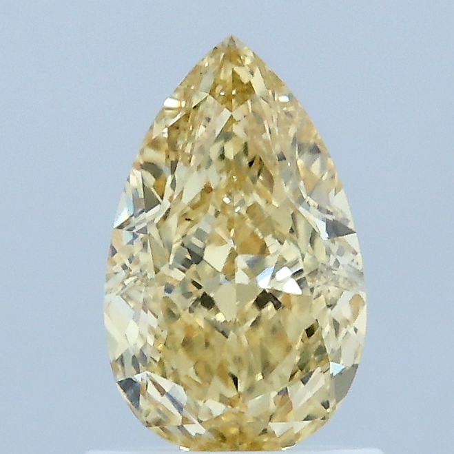 1.09 Ct. Fancy Intense Yellow Pear Lab Grown Diamond