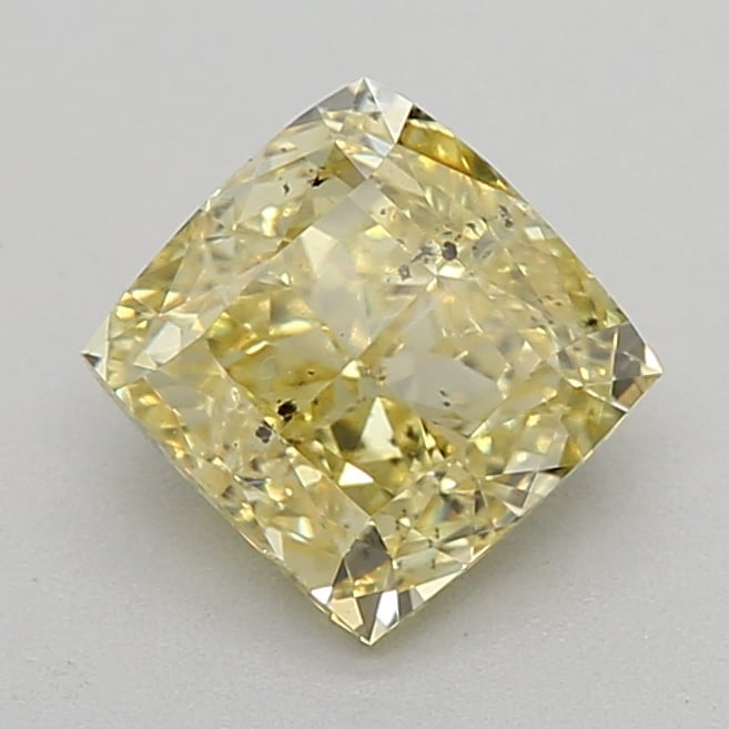 1.03 Ct. Fancy Yellow Cushion Diamond