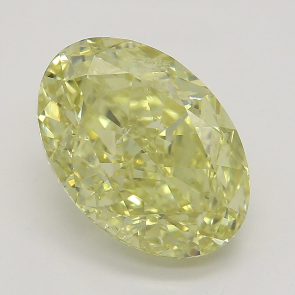 1.86 Ct. Fancy Yellow Oval Diamond