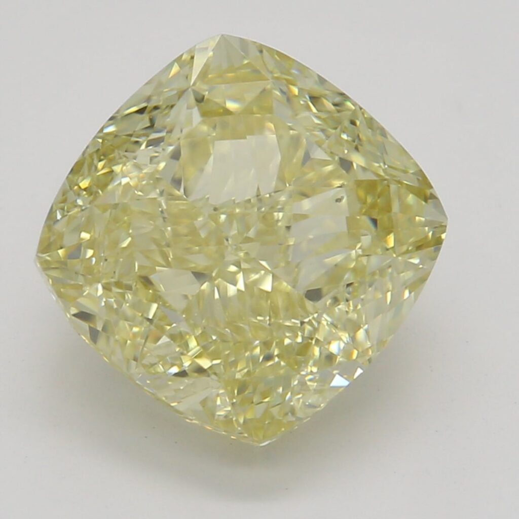 3.01 Ct. Fancy Brownish Yellow Cushion Diamond