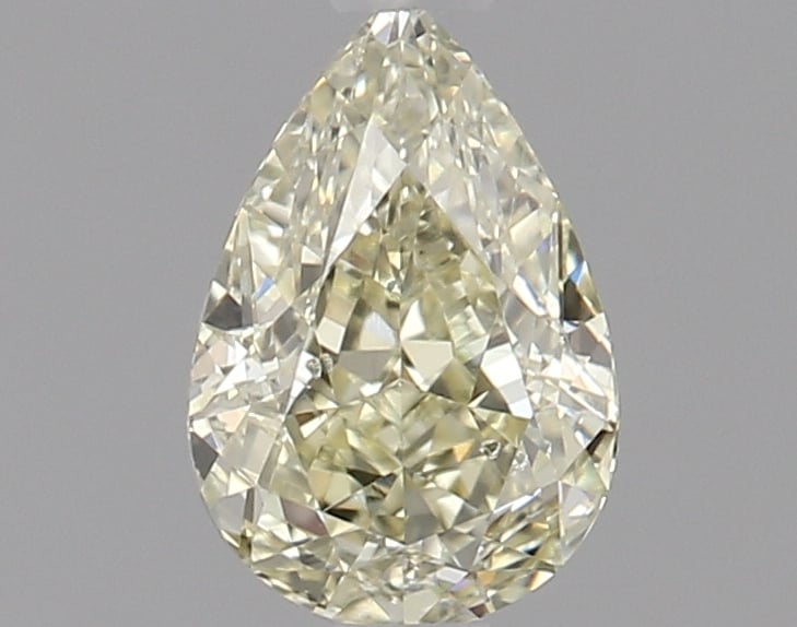 0.62 Ct. Fancy Light Yellow Pear Diamond
