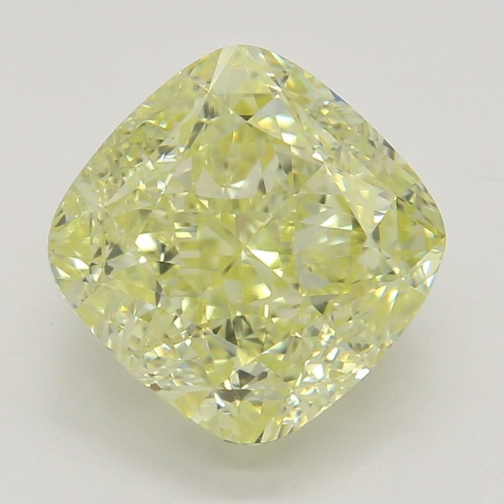 2.00 Ct. Fancy Yellow Cushion Diamond