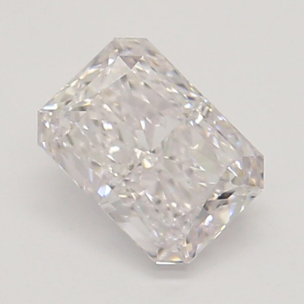0.36 Ct. Very Light Pink Radiant Diamond