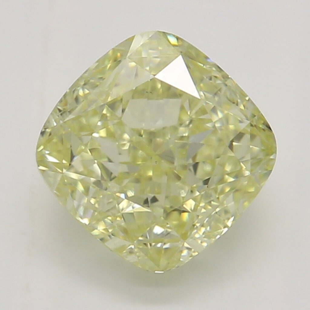 1.31 Ct. Fancy Yellow Cushion Diamond