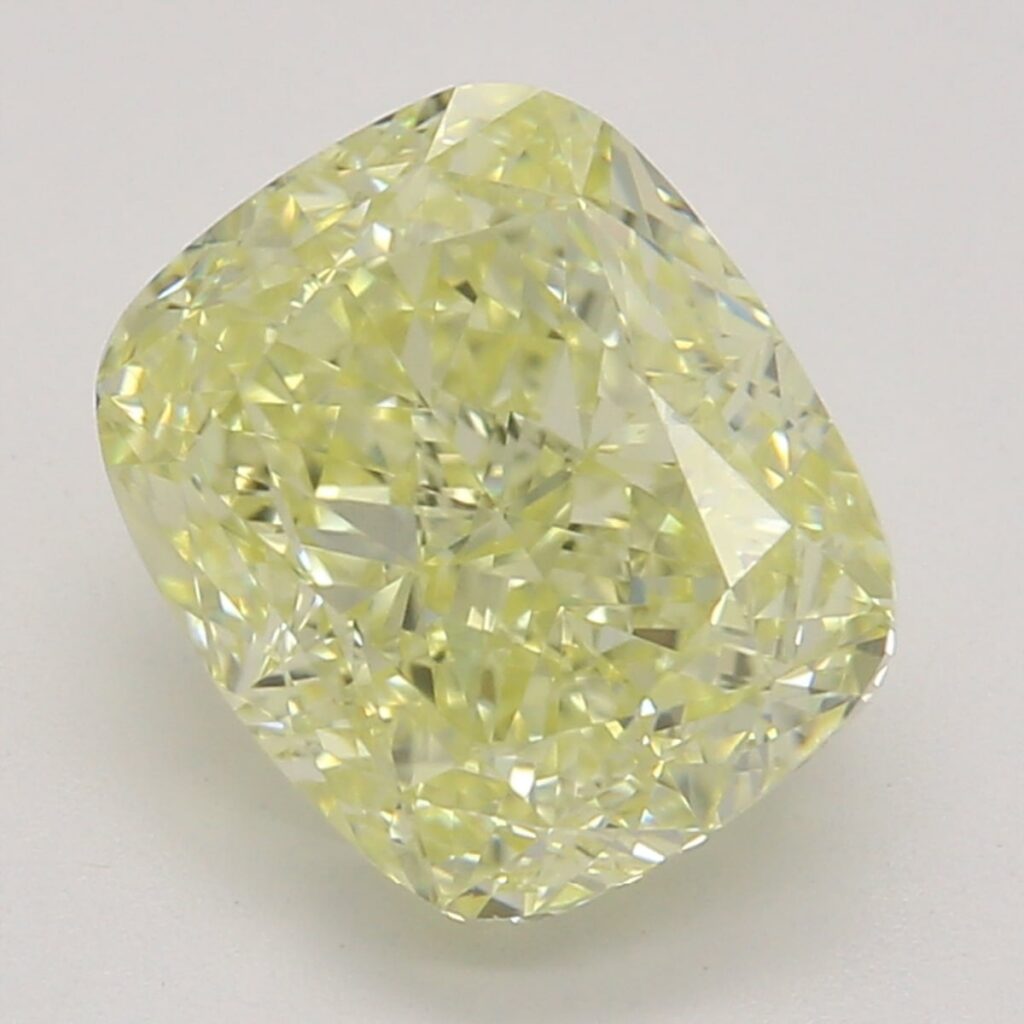 1.69 Ct. Fancy Yellow Cushion Diamond