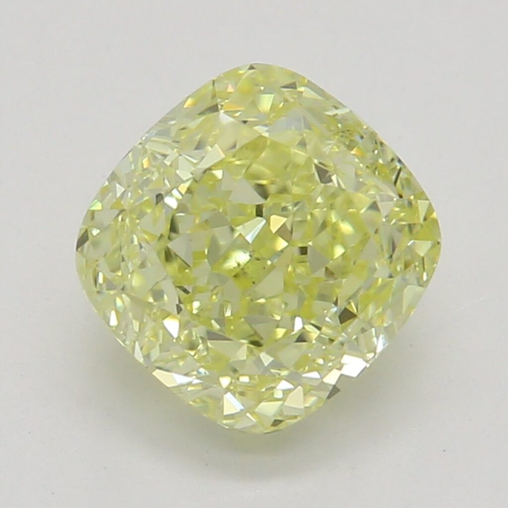 1.01 Ct. Fancy Yellow Cushion Diamond