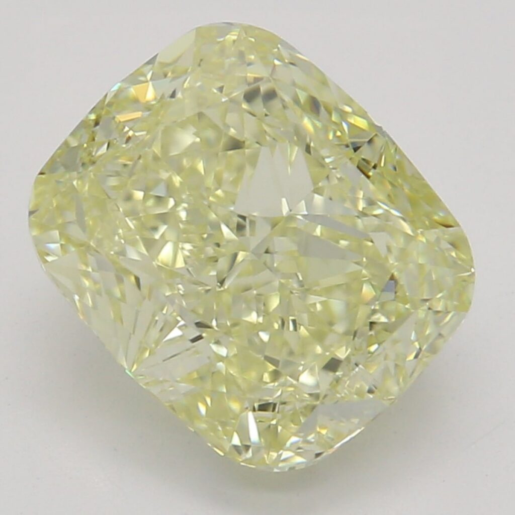 2.00 Ct. Fancy Yellow Cushion Diamond