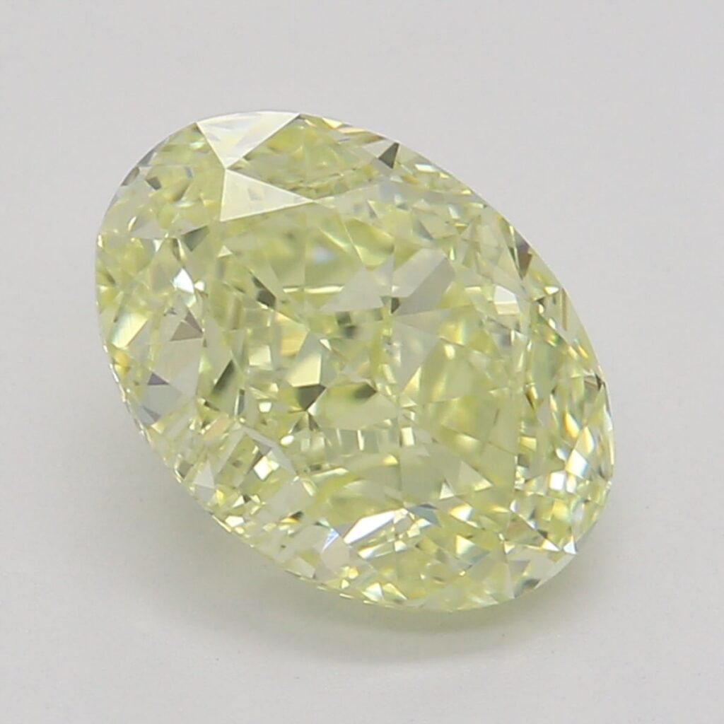 1.18 Ct. Fancy Yellow Oval Diamond