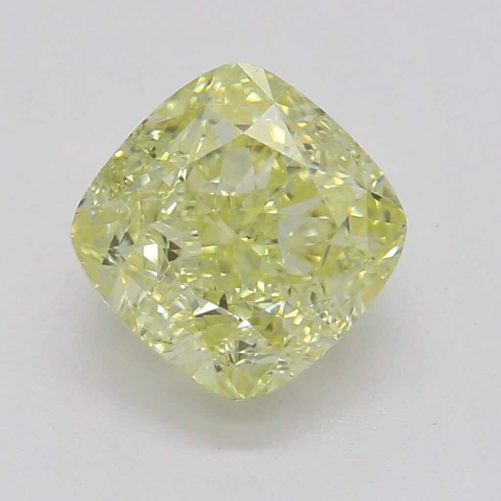 1.04 Ct. Fancy Yellow Cushion Diamond