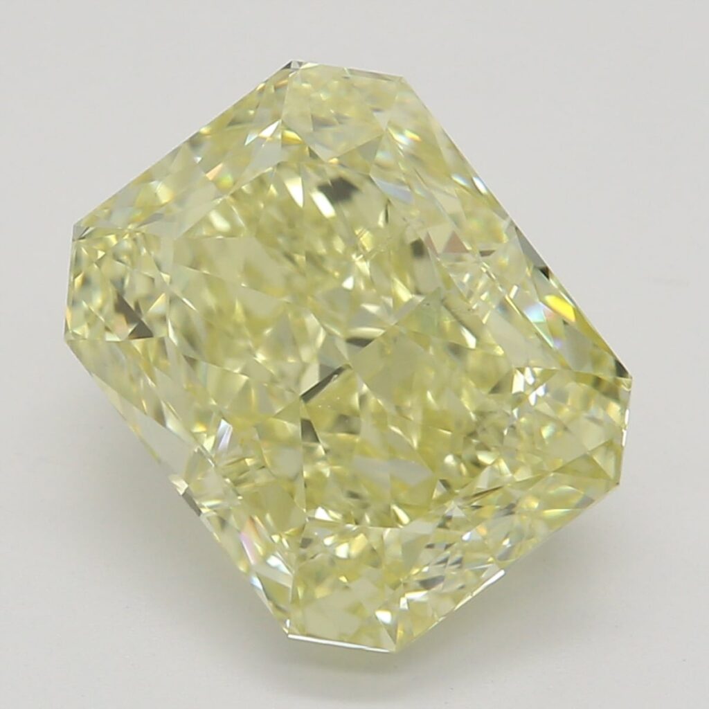 2.50 Ct. Fancy Yellow Radiant Diamond