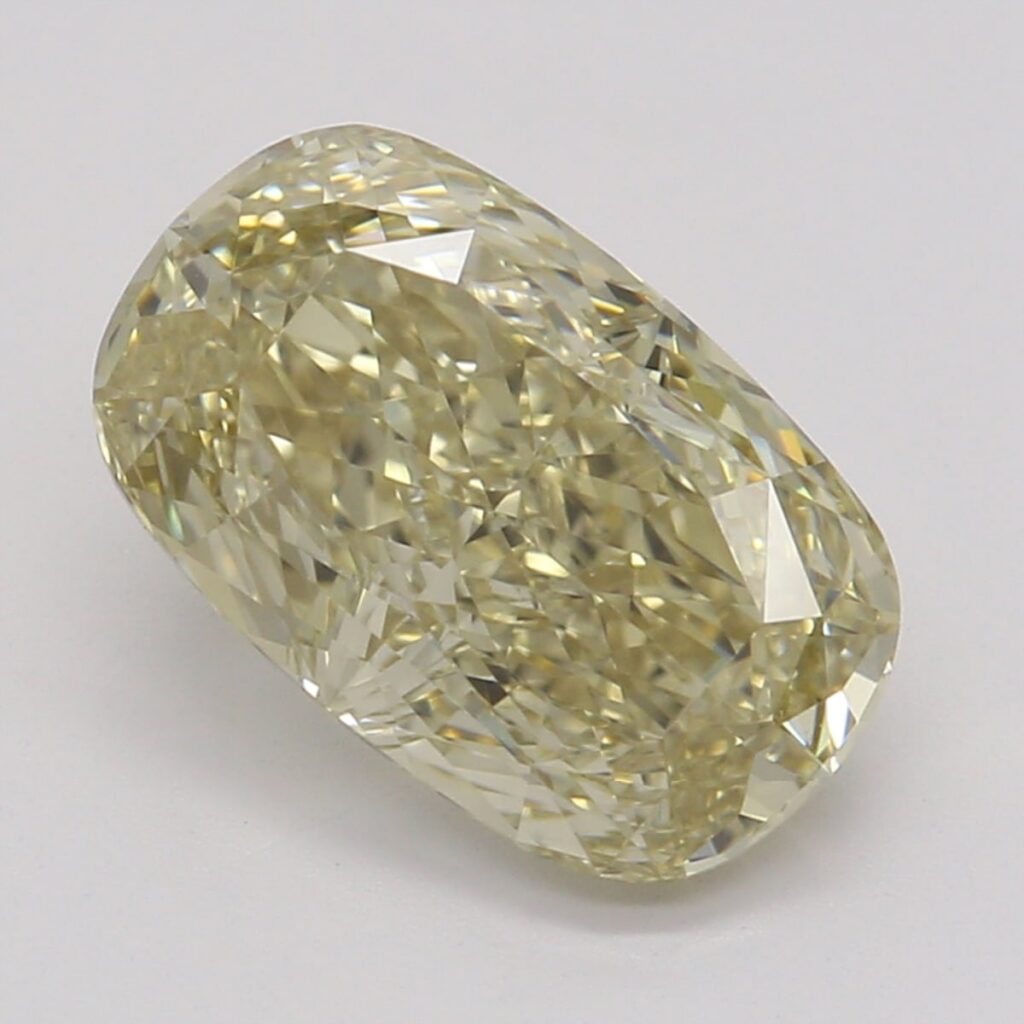 1.53 Ct. Fancy Brownish Yellow Cushion Diamond