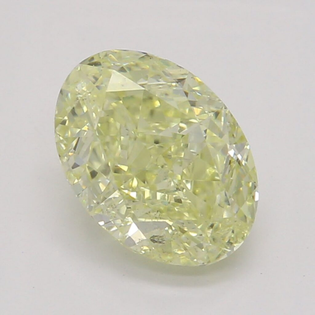 1.01 Ct. Fancy Yellow Oval Diamond
