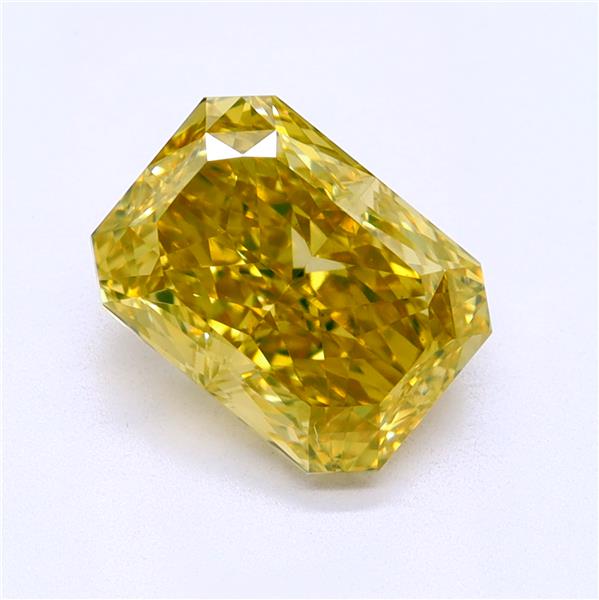 1.54 Ct. Deep Yellow Radiant Diamond
