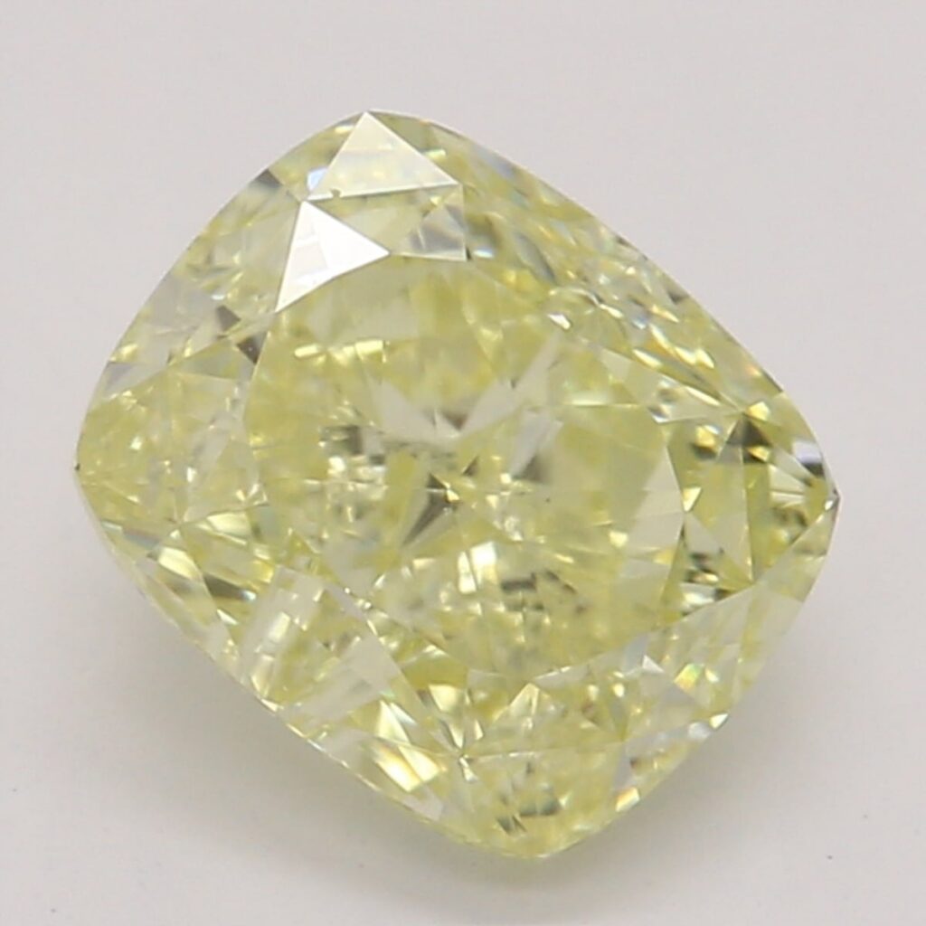 1.02 Ct. Fancy Yellow Cushion Diamond