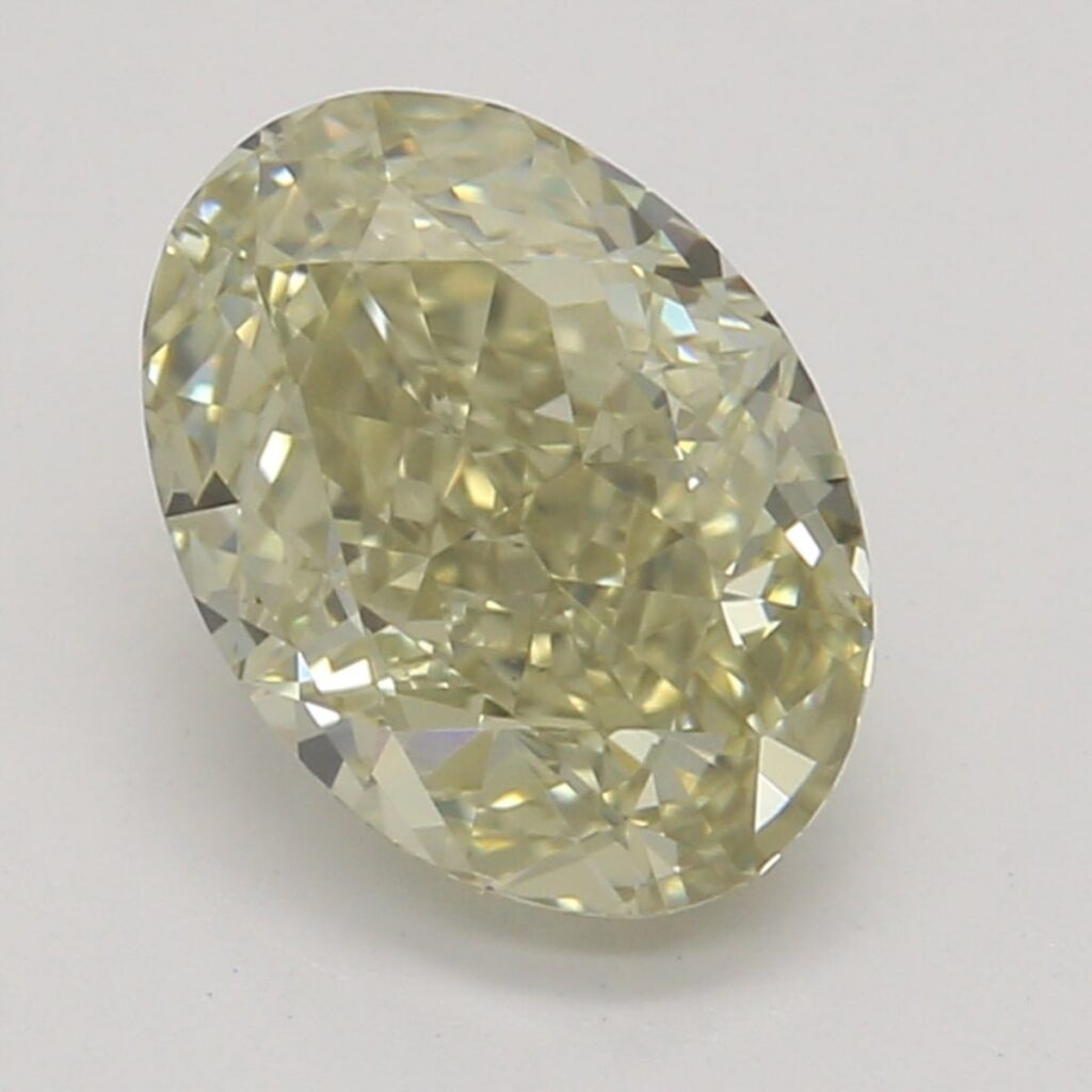 1.01 Ct. Fancy Brownish Greenish Yellow Oval Diamond