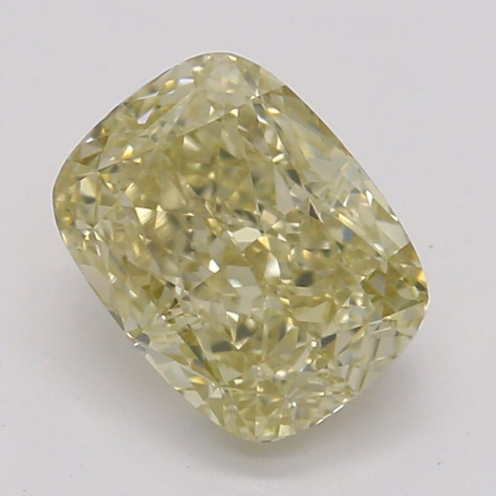 0.81 Ct. Fancy Brownish Yellow Cushion Diamond